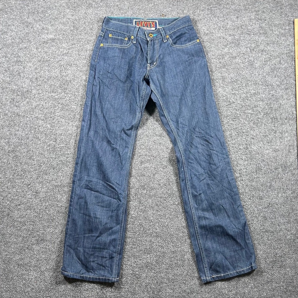 Levi's Jeans Mens Size 28x30 Blue 514 Slim Straight Cotton Denim Casual Pants
